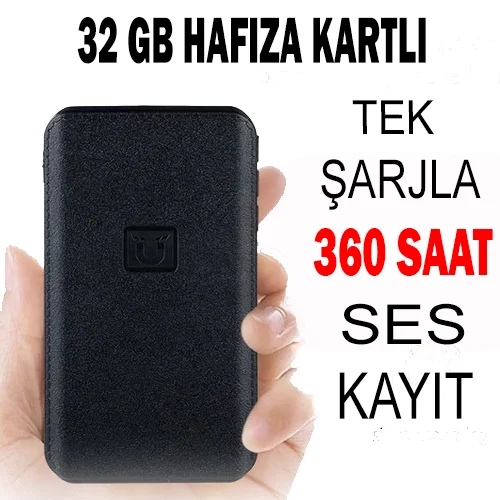 Profesyonel Ses Sensörlü Powerbank Ses Kayıt Cihazı